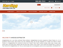 Tablet Screenshot of hardiggdistributor.com